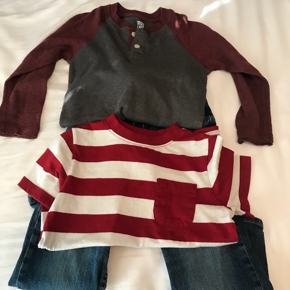 True Craft Bundle!!! Jeans, t-shirt & Henley shirt
